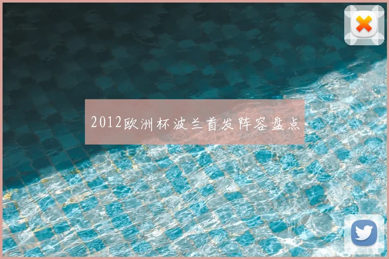 2012欧洲杯波兰首发阵容盘点