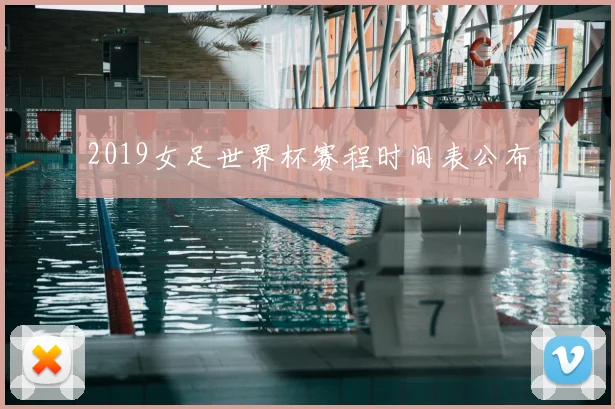 2019女足世界杯赛程时间表公布